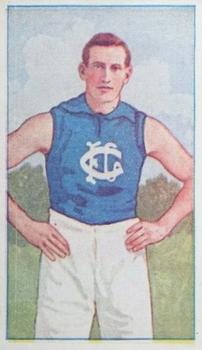1921 J.J.Schuh Magpie Cigarettes Victorian League Footballers #NNO Albert Boromeo Front